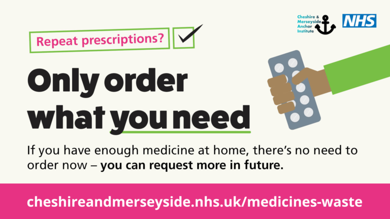 Help reduce medication waste and support the NHS across Cheshire and Merseyside